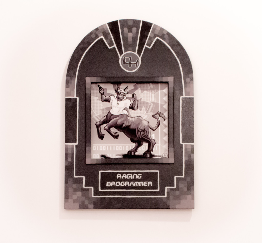 If you are ready to fight the monster, you tap on the image to start.